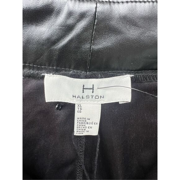 Halston Black Ankle Length Straight Leg Pants Woman’s Size XL NEW MSRP $89 - Picture 10 of 16